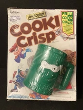Teenage Mutant Ninja Turtles 1991 Cookie Crisp Cereal Box w/ Cup Sealed TMNT