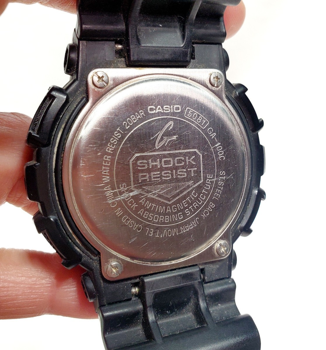 CASIO G-SHOCK 5081 GA-100C Water Resist 20bar Wristwatch Stainless