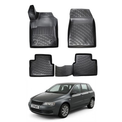 Fußmatten Automatten für Fiat Stilo 2001-2007 TPE Allwetter
