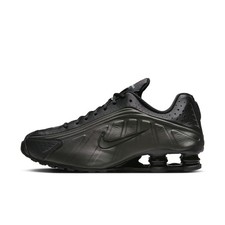  HQ1988-001 Men's Nike Shox R4 'Black Bright Crimson'