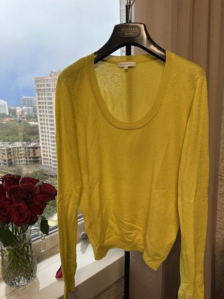 Women Patrizia Pepe Sweater Gold Cashmere 44