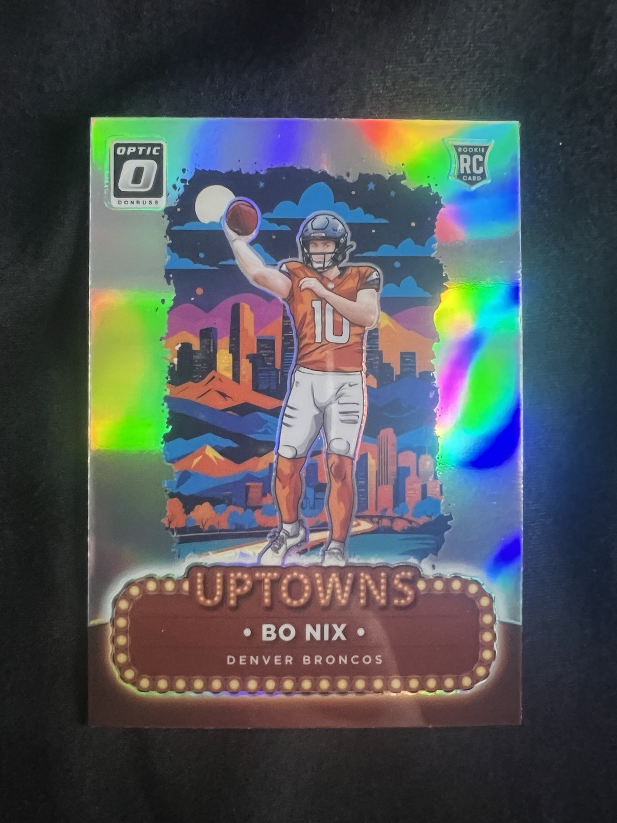 2024 Panini Donruss Optic - Uptowns Bo Nix #3 (RC)