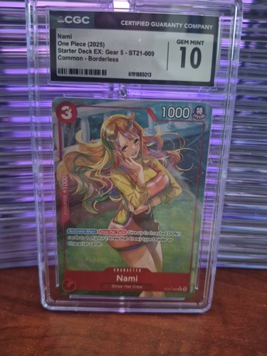 Nami (Parallel) graded CGC 10 for sale on eBay