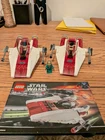 2x LEGO Star Wars 6207 A-Wing Fighter Set w/ 1 Minifig