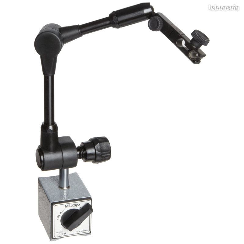 Mitutoyo 7019B Universal Magnetic Indicator Gage Base with On/Off Switch NEW NIB