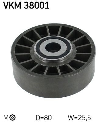 SKF VKM 38001 Riemenspanner, Keilrippenriemen Links Rechts Oben Unten FüR BMW-image