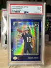 2024 Panini Donruss Optic Drake Maye Blue Hyper Rated Rookie #229 Patriots PSA 9