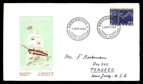Mayfairstamps Denmark FDC 1964 Fish ICES Boats First Day Cover aaw_29859