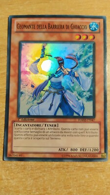 Ice Barrier Geomant Super Rare 1ed HA02 Yugioh TCG ITA