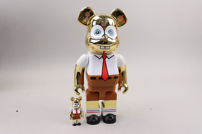 Medicom Toy Be@rbrick SpongeBob SquarePants 100% & 400% Gold Medicom Toy Be@rbrick SpongeBob SquarePants 100% & 400% Gold