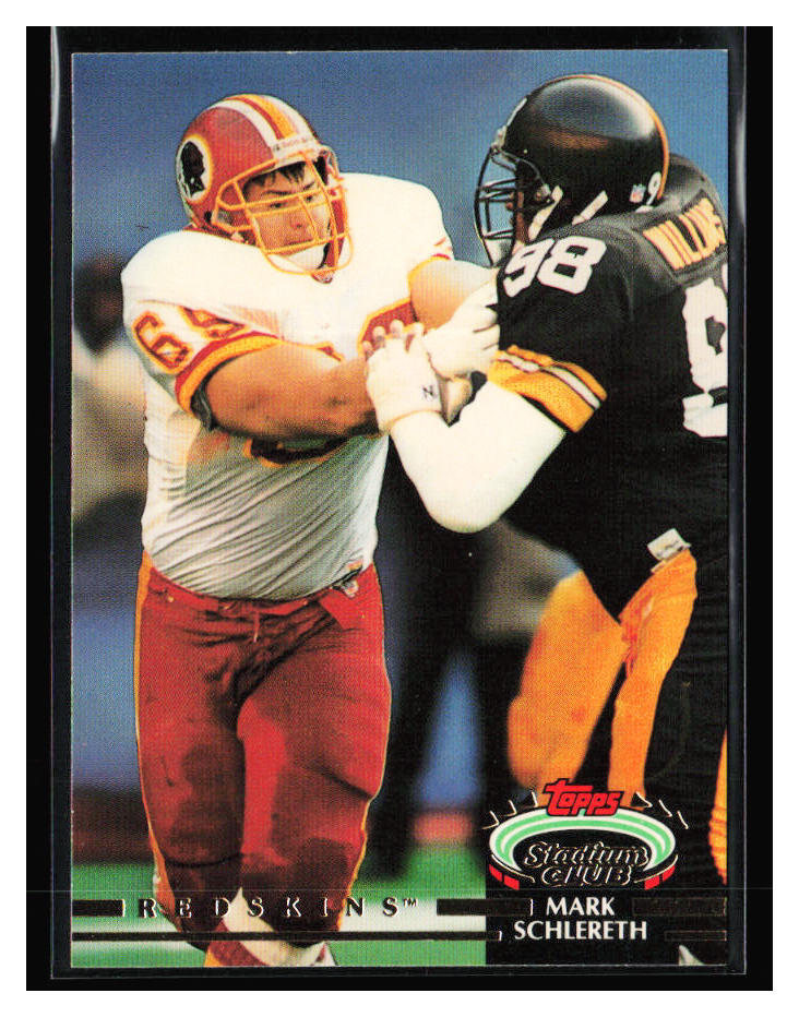 1992 Stadium Club #28 Mark Schlereth
