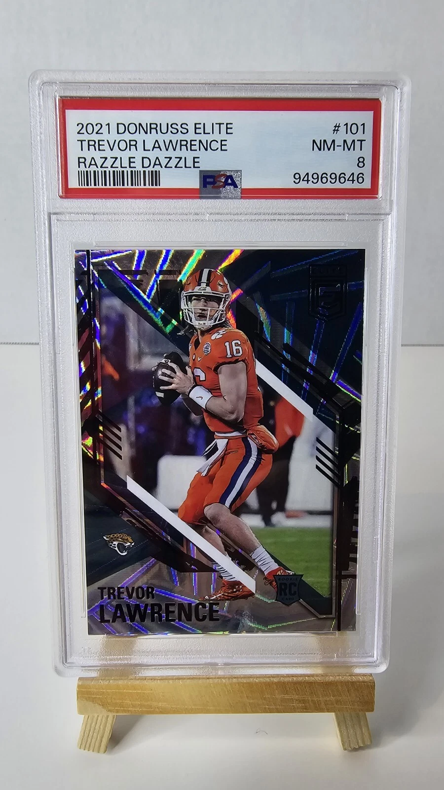 Trevor Lawrence Panini Donruss Elite #101 Razzle Dazzle