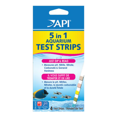 RA 5 in 1 Aquarium Test Strips - 4 pk (2 Pack)