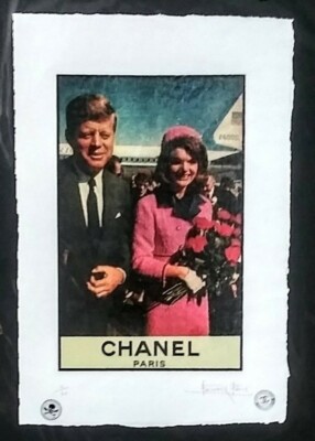The Little Pink Dress 'CHANEL', Limited Ed. 22'x 15'x Signed Fairchild Paris 