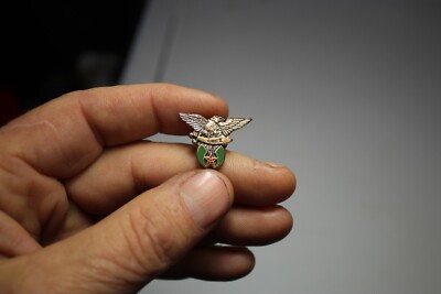 Freemason/Shriner Lapel pin Wendell P. Morris Potenate 1984 Suez Eagle over star