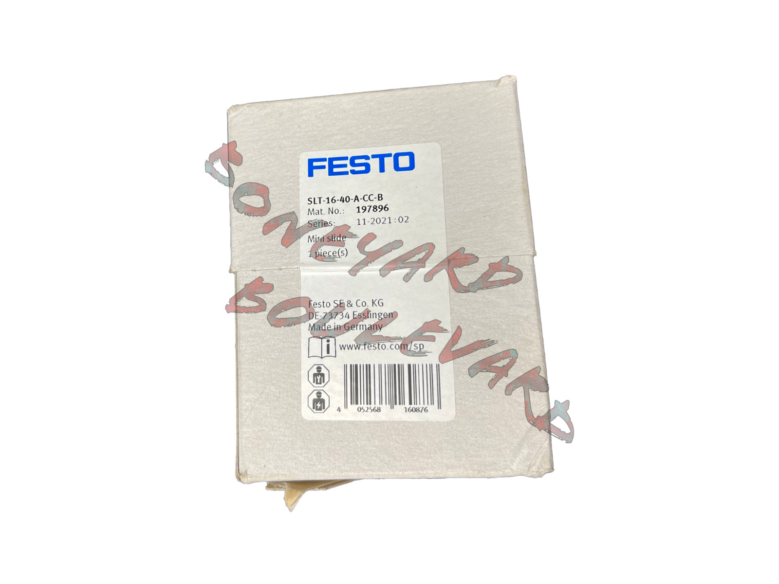 NEW FESTO SLT-16-40-A-CC-B 197896 SLT MINI SLIDE CYLINDER *SHIPS FAST FROM USA*