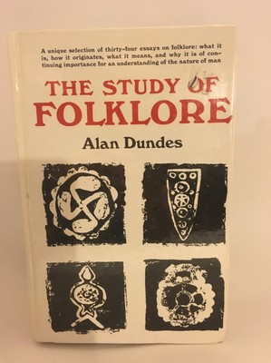 The Study Of Folklore By Alan Dundes 1965
