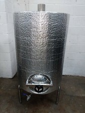 500L Kettle (12kW) for micro brewery, inc hop filter, front manway & chimney 
