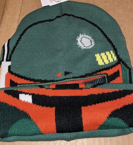 BOBA FETT FLIP DOWN Beanie Hat 