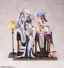 KADOKAWA Animester Re:Zero Rem & Emilia Graceful Beauty Ver. 1/7 Figure Set of 2