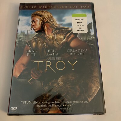 Troy DVD - Troy 2-Disc Widescreen Edition - Brad Pitt Eric Bana - NEW SEALED