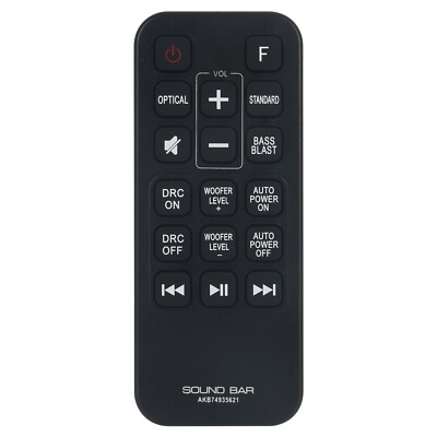 AKB74935621 New Replace Remote fit for LG Sound Bar  SJ2 SJ2.DEUSLLK SJ2.AEUSLLK
