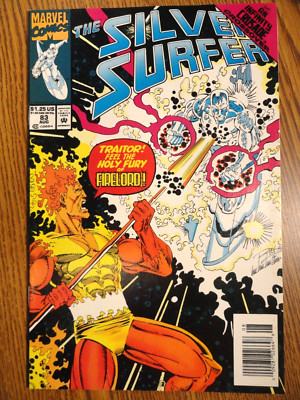 Silber Surfer #83 Firelord Abdeckung Schlüssel FVF Infinity Crusade 1st Aufdruck