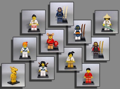 LEGO  Figuren Asien Chinesisches Jahr Ninja Ninjago Ninjakämpfer Samurai Dojo