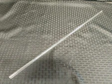 Replacement 10mm x 600mm UV-Transparent Fused Quartz Silica Tube Sleeve, 6mm ID