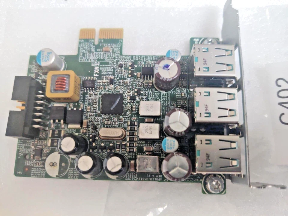 HP Engage L22185-001 3-Port USB+PWR 12V Card Powered USB Adapter PCI-E x1 - Image 2 of 4