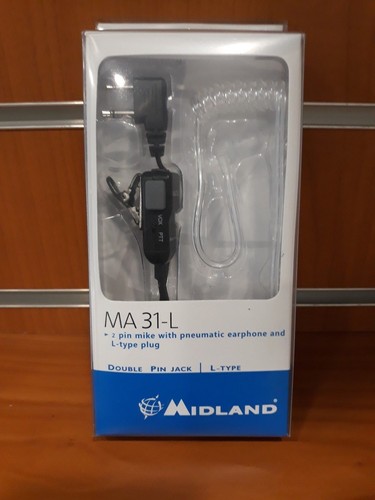 MICROFONO AURICOLARE MIDLAND MA31-L PER MIDLAND G7 G8 G9 ALINCO DJA446 ECC,  | eBay