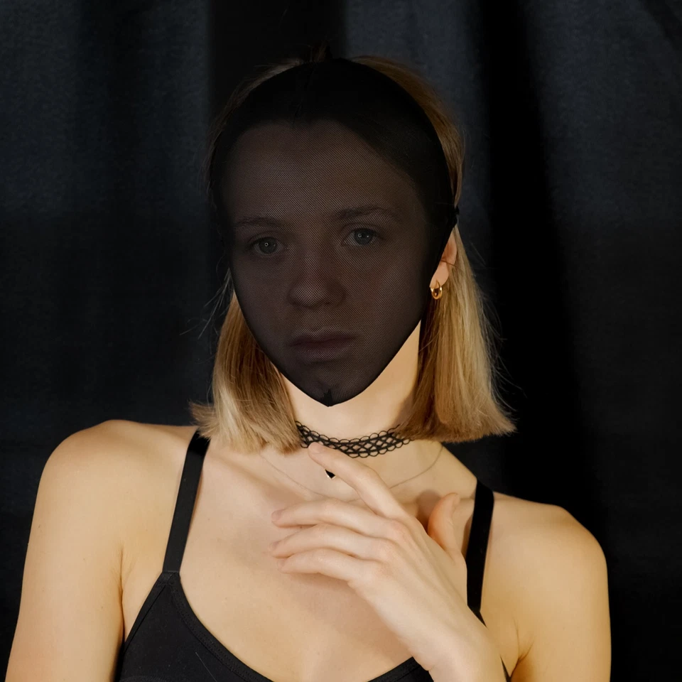 Sexy Mesh Hood Lace Mask Sexy Masquerade Eye Face Eyemask Women Party Halloween - Image 2 of 4