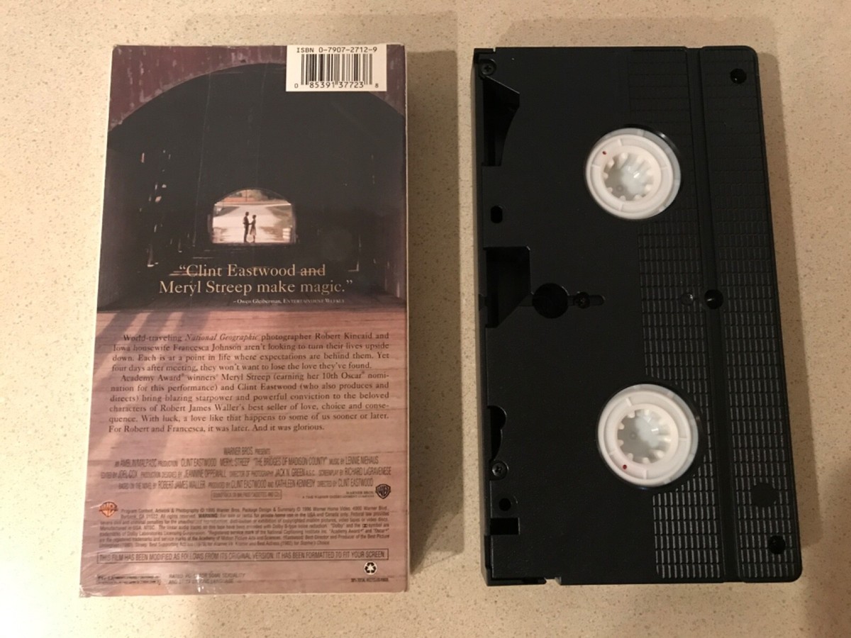 The Bridges of Madison County (VHS, 1996) Clint Eastwood, Meryl