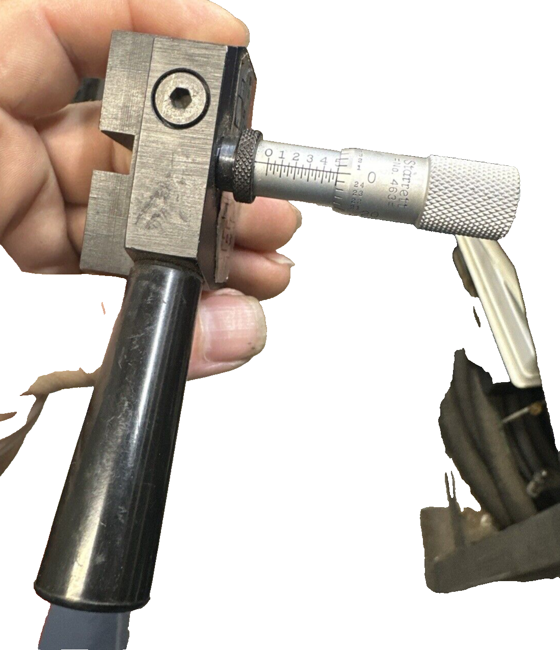 Starrett Face Mill Setting Gage Micrometer Carboloy Futurmill Machinist Tool