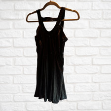 Theatrical Costume: Ladies Black Short Sequin Dress - Medium - Halloween Costume