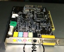 Used Working Pull Creative Sound Blaster Live! PCI CT4780 Sound Card w/Digital