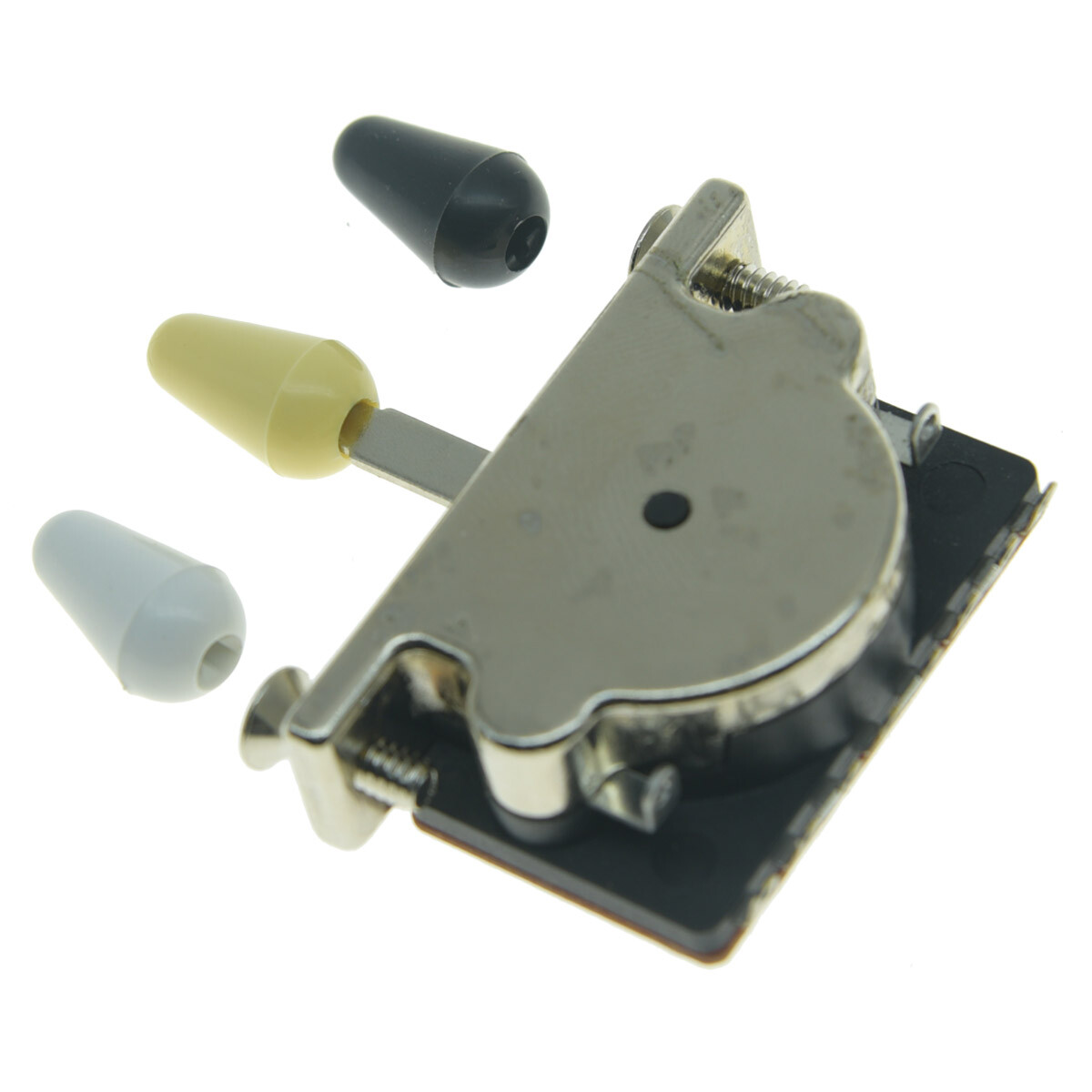 KAISH Commutateur De Sélecteur De Micro à 3 Voies Pour Guitare Stratocaster Tele Avec 3 Embouts En Plastique