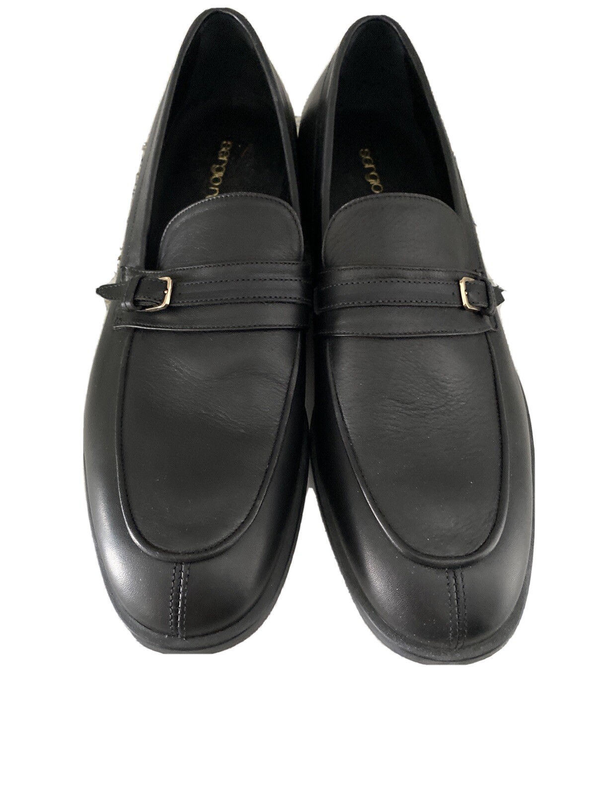 huid Deskundige geweer Sergio Rossi Mens Shoes Loafers Size 7 Black Leather | eBay