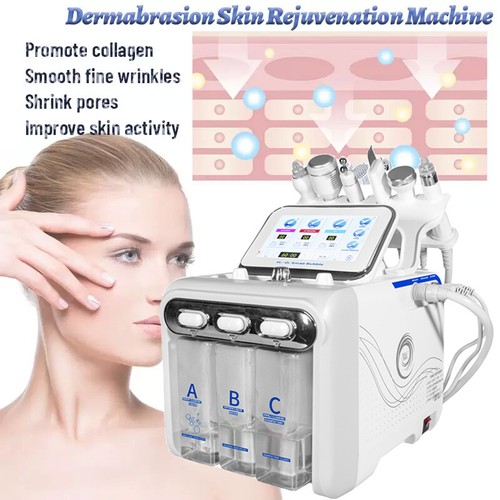 Small Bubble Facial Skin Cleaning RF Water Hydro Demabration Oxygen Peel Machine - Picture 9 of 11