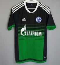 SCHALKE 04 GERMANY 2015/2017 THIRD FOOTBALL SHIRT JERSEY ADIDAS SIZE S ADULT
