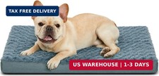 Orthopedic Dog Beds for Crate with Removable Washable Cover Egg-Crate Foam Pet P