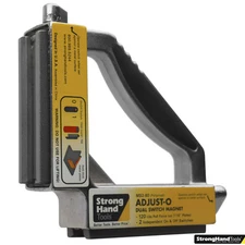 Strong Hand Tools Adjust-O 90° Dual Switch Magnetic Fabrication Square, On/Of...