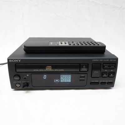 Sony CDP-S45 Compact Disc Player 10W 230V mit Fernbedienung - Teilgeprüft