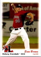Sam Brown 2010 Grandstand Hickory Crawdads #NNO Hickory Crawdads
