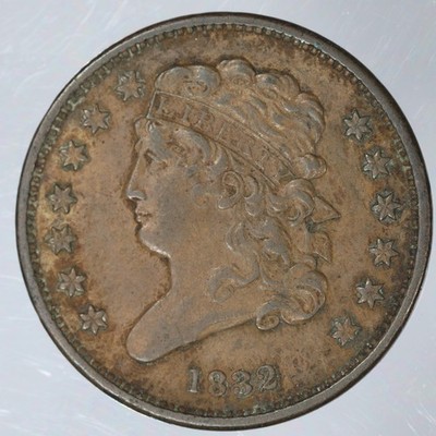 1832 United States Classic Head Half Cent