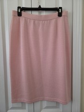 St. John Collection By Marie Gray Size 8 Pink Skirt Santana Knit Made in USA