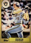 Robin Yount autographed & framed Milwaukee Brewer's Mitchell &  Ness MLB Jersey — photo 4