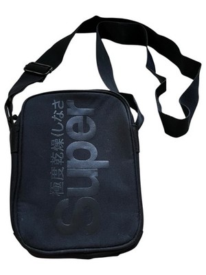 SuperDry Crossbody Bag Black 8.5x6.5 