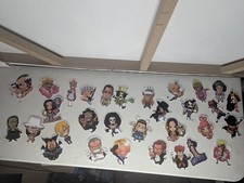 Varied lot of 20 One Piece Stickers, Chibi art style Anime Design Pirate