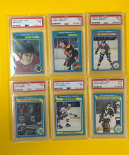 1979-80 O-Pee-Chee Graded PSA 7 Lot of (6) 1979 OPC Hockey